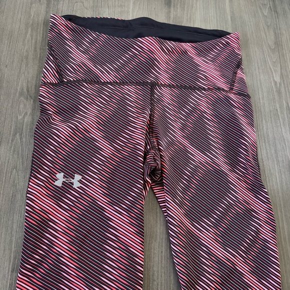 Under Armour HeatGear Compression Fly Fast running Crop Leggings size M - Picture 3 of 9